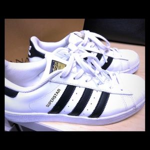 Adidas super star, gently worn